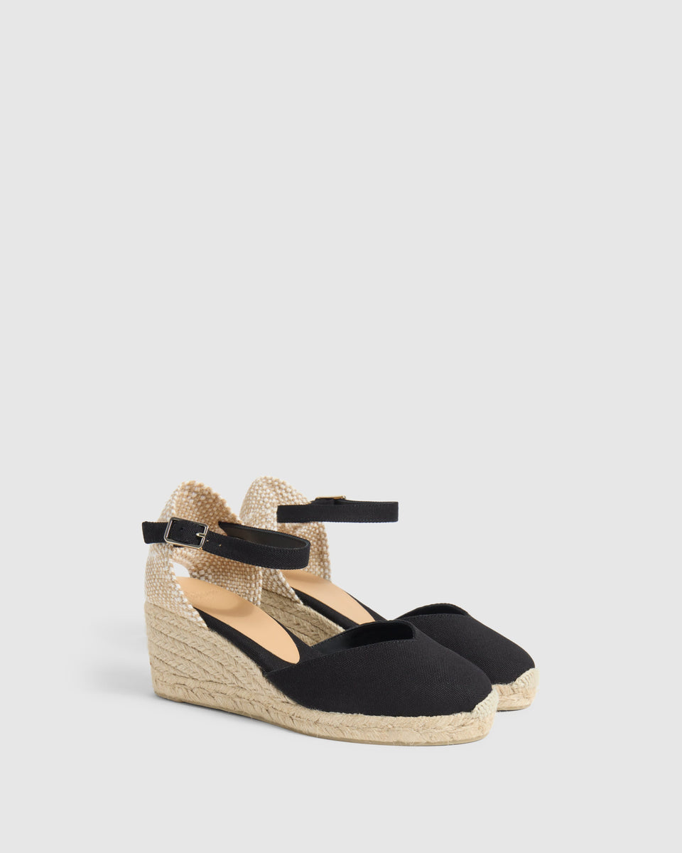 フラットシューズ Castaner ESPADRILLE (20962100 NEGRO) Black espadrilles for women | CASTAÑER – Castañer