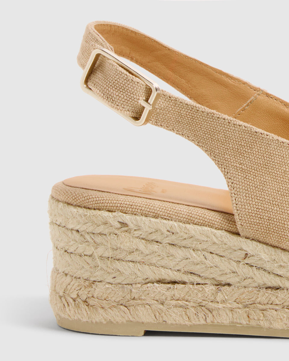 サンダル・ミュール CASTANER DOSALIA WEDGES Castañer Dosalia Wedge Espadrilles | Neutrals | FARFETCH