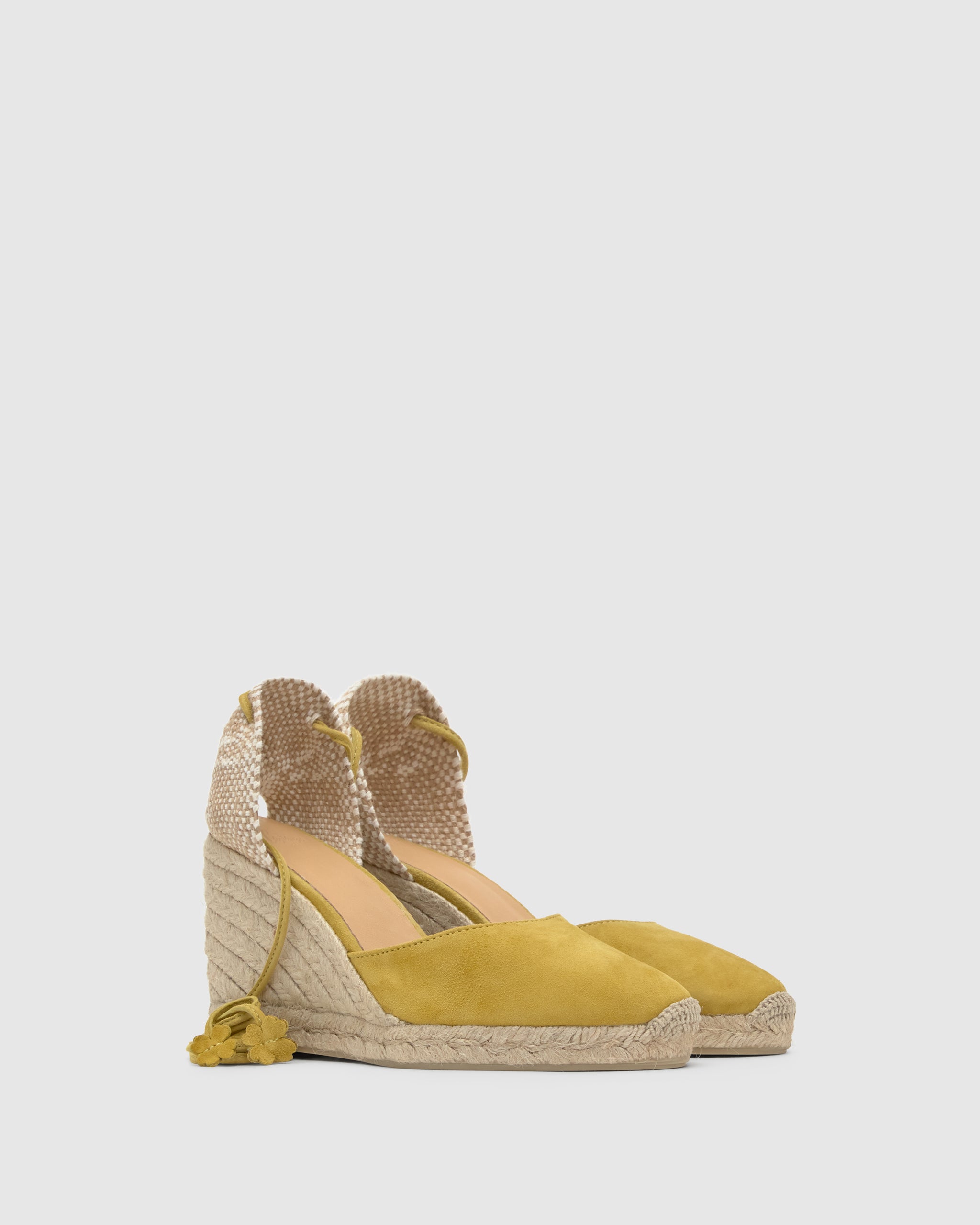 フラットシューズ CASTANER CARINA 8/007 PAPAYA-COLOURED ESPADRILLES Castañer Carina 8/007 papaya-coloured espadrilles | TheDoubleF