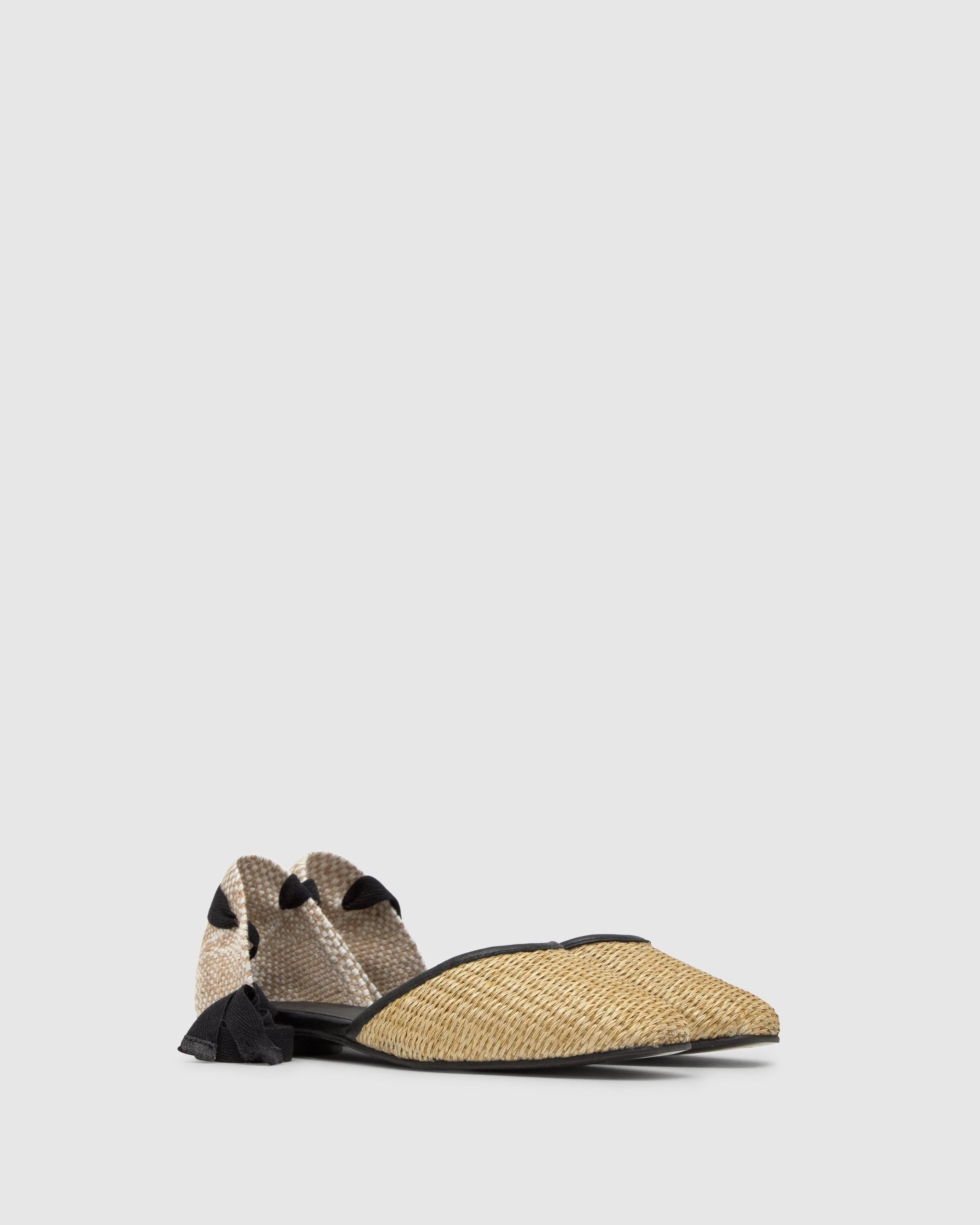 バレエシューズ CASTANER GASBY/104 BALLERINAS IN RAFFIA AND JUTA GASBY/104